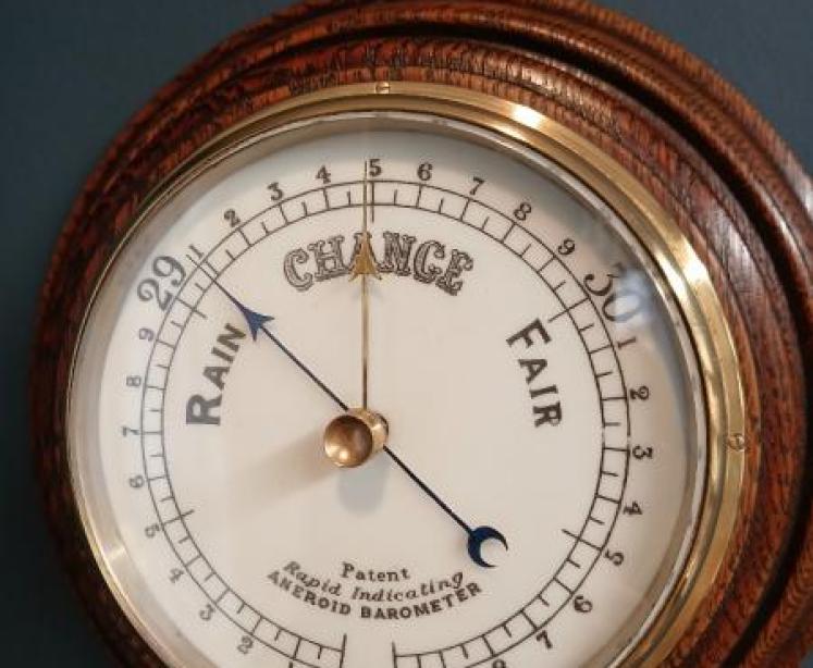 Rare Victorian 'Rapid Indicating' Aneroid Barometer - Image 2