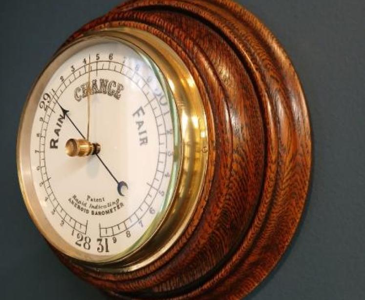 Rare Victorian 'Rapid Indicating' Aneroid Barometer - Image 7