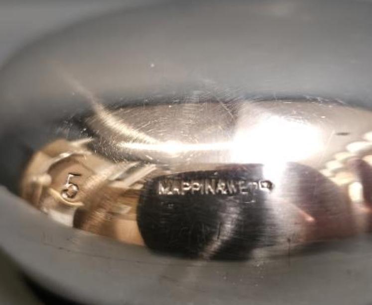 Victorian Oval Silver Hip Flask - Image 5