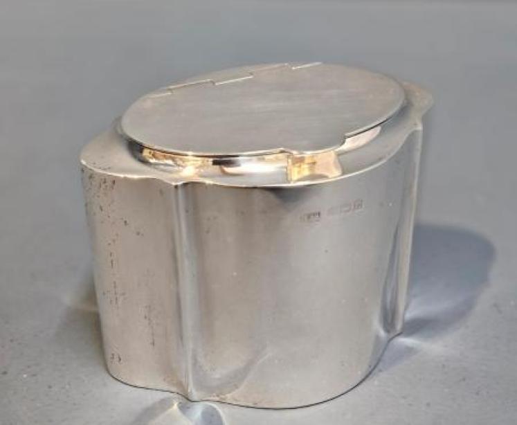 George V Silver Tea Caddy - Image 6