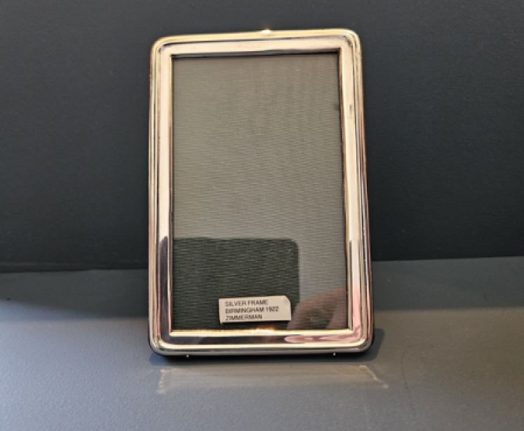 George V Silver Photo Frame  - Image 1