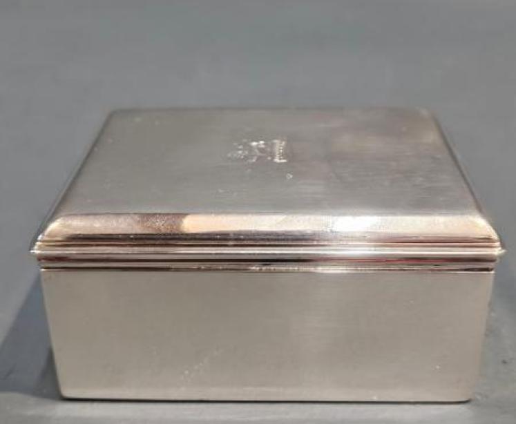 George III Country House Silver Table Box - Image 6