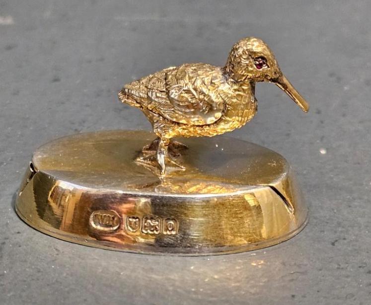 Edwardian Silver Gilt Menu Holders  - Image 2