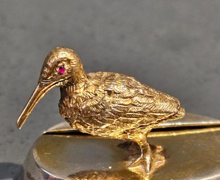 Edwardian Silver Gilt Menu Holders  - Image 5