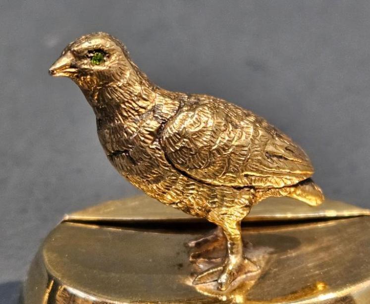 Edwardian Silver Gilt Menu Holders  - Image 6