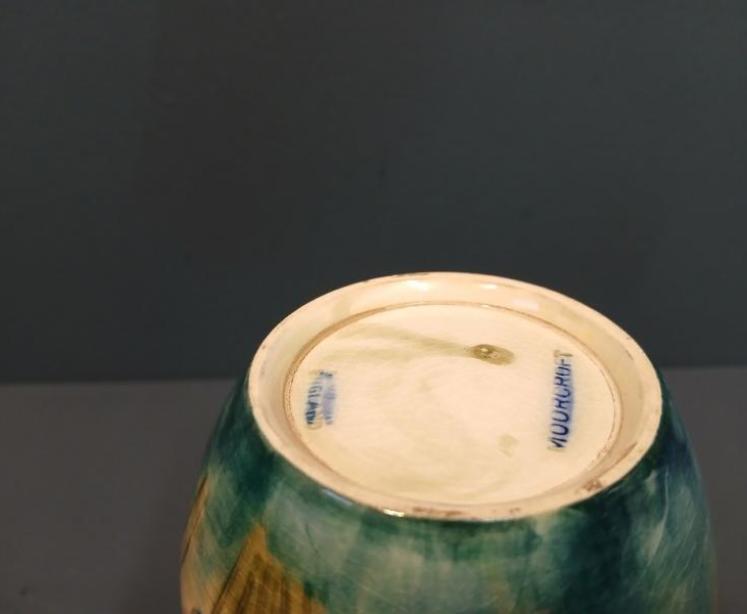 Moorcroft Freesia on Green Ground Vase - Image 4