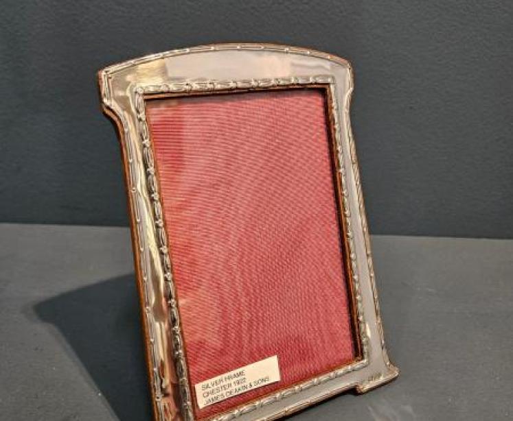 George V Silver Photo Frame  - Image 5