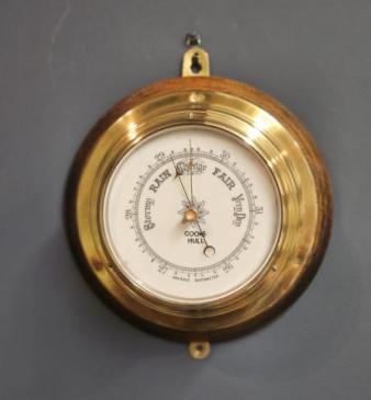 Cooke of Hull Victorian Bulk Head Barometer