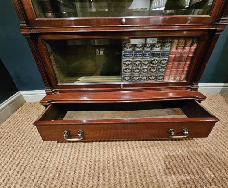 Outstanding Mahogany Globe Wernicke Bookcase - Image 7