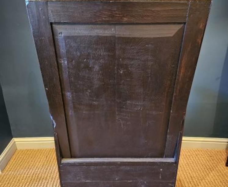 Superb George II Oak Lambing Chair - Image 4