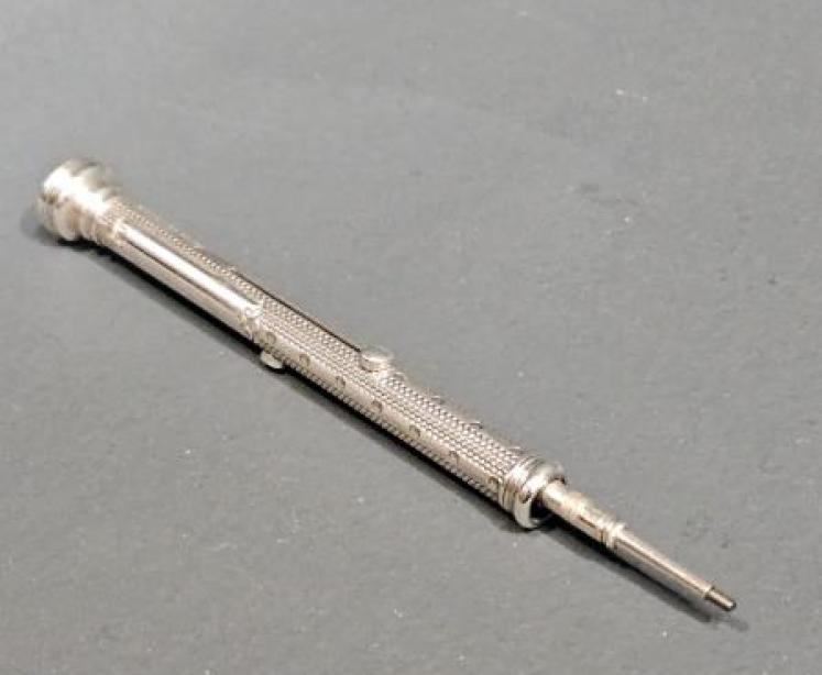 Sampson Mordan Silver Pencil and Ink Pen - Image 1