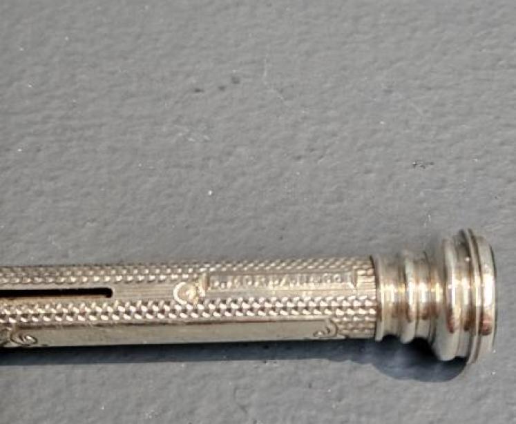 Sampson Mordan Silver Pencil and Ink Pen - Image 7