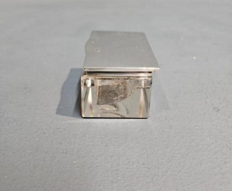 Silver and Crystal Stamp Box - Image 4