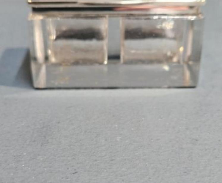 Silver and Crystal Stamp Box - Image 5