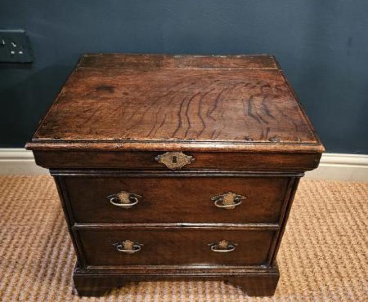 George I Oak Box Coffer - Image 2