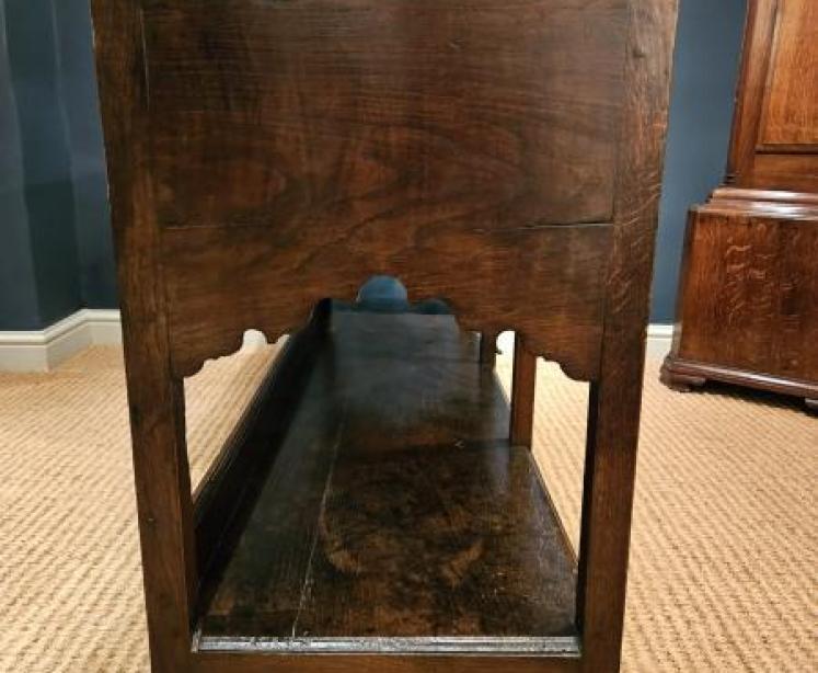 George II Oak Open Pot Board Dresser - Image 4