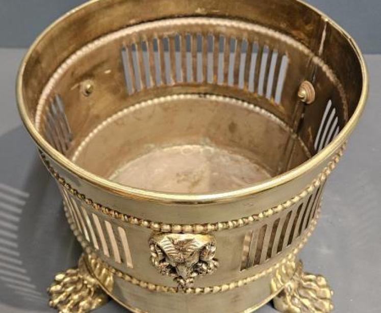 Victorian Brass Planter - Image 5