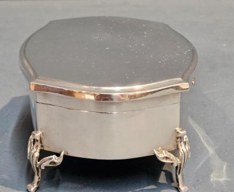 George V Silver Jewellery Box - Image 7