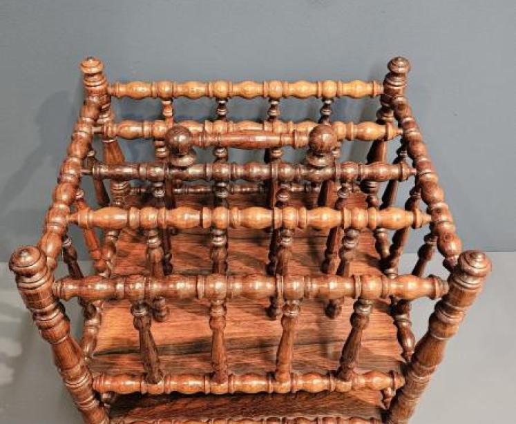 William IV Rosewood Canterbury or Magazine Stand - Image 2