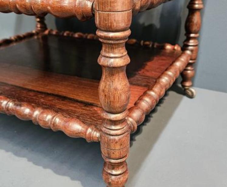 William IV Rosewood Canterbury or Magazine Stand - Image 5