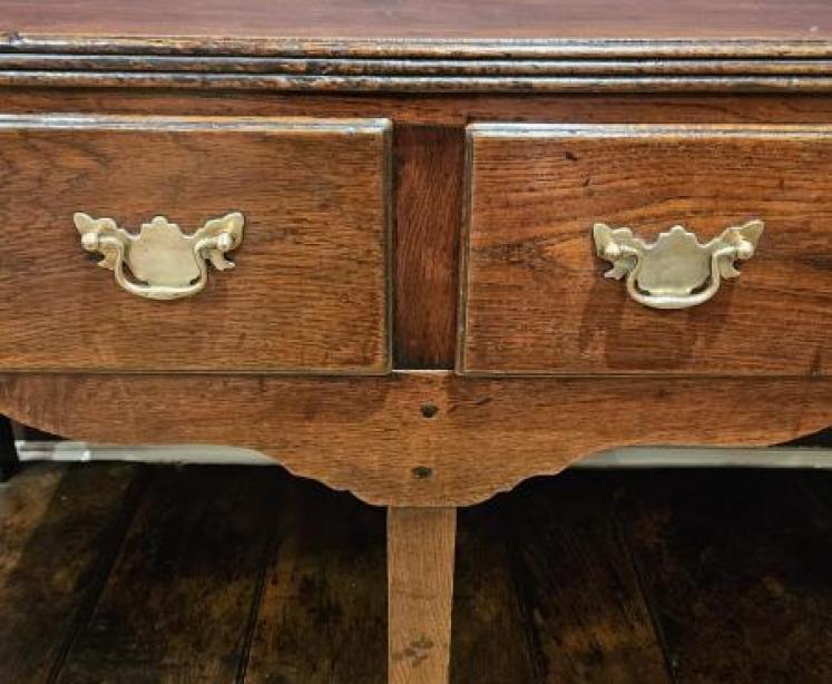 George II Oak Open Pot Board Dresser - Image 4