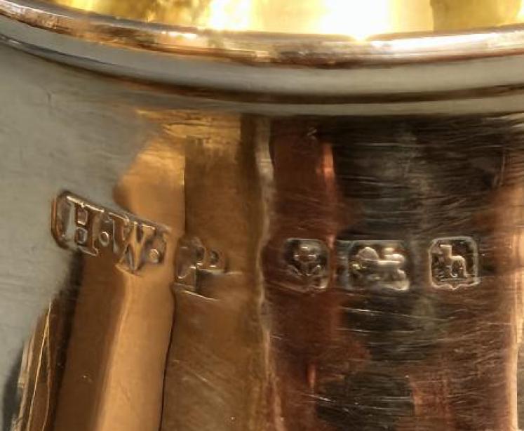 Pair of Edwardian Silver Cauldron Salts - Image 4