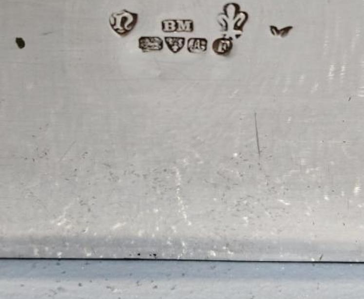 Large Chester Silver Domed Top Casket - Image 5