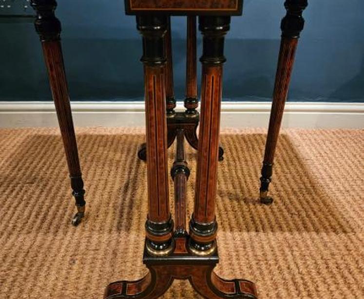 Victorian Amboyna Sutherland Table - Image 3