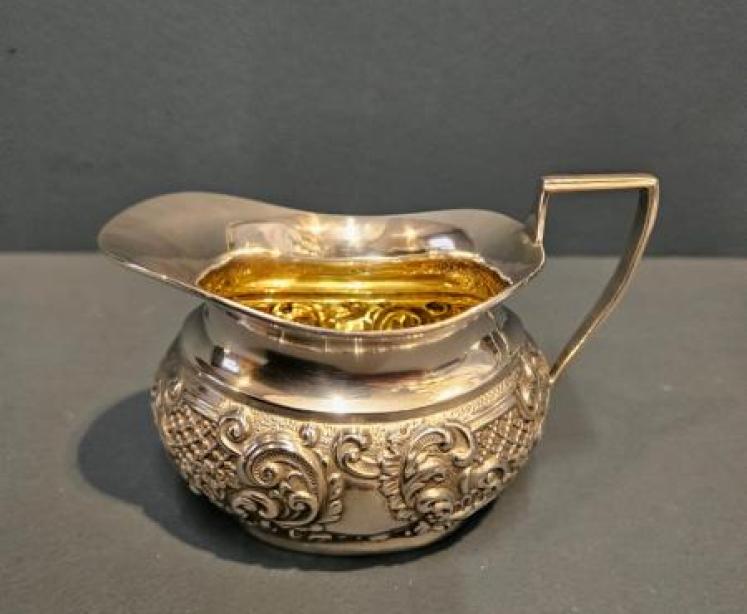 Edwardian Silver Cream Jug - Image 1