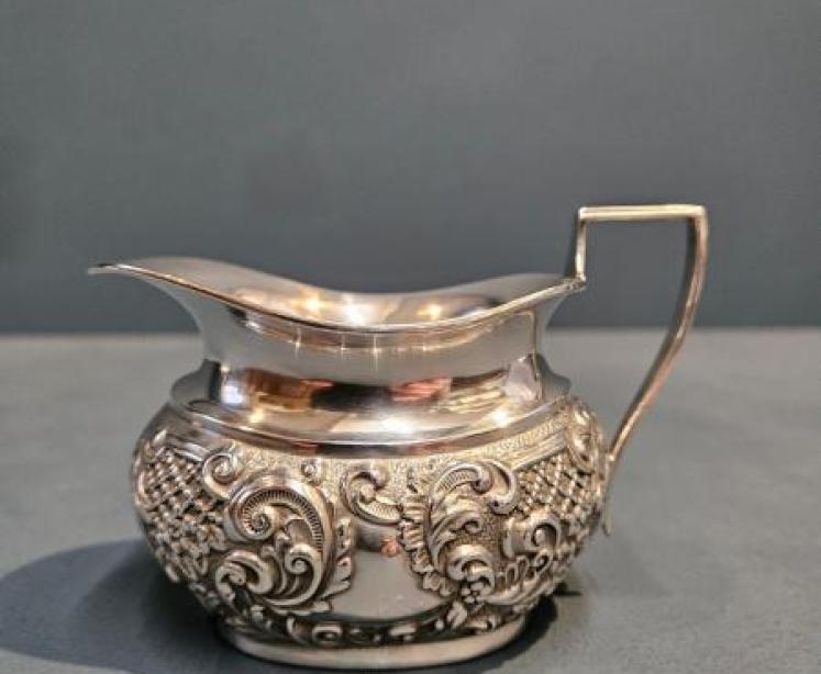 Edwardian Silver Cream Jug - Image 7