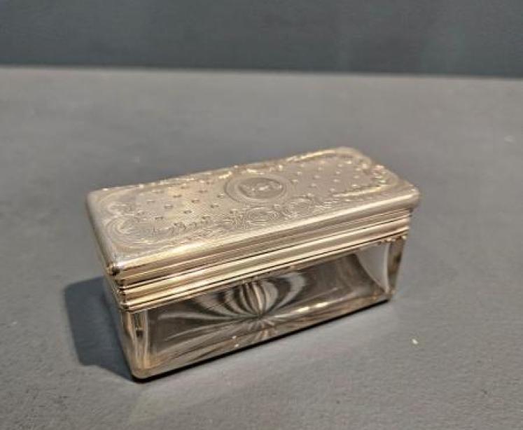 Victorian Silver Travelling Inkwell - Image 1