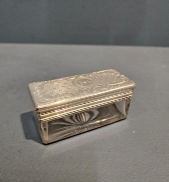 Victorian Silver Travelling Inkwell