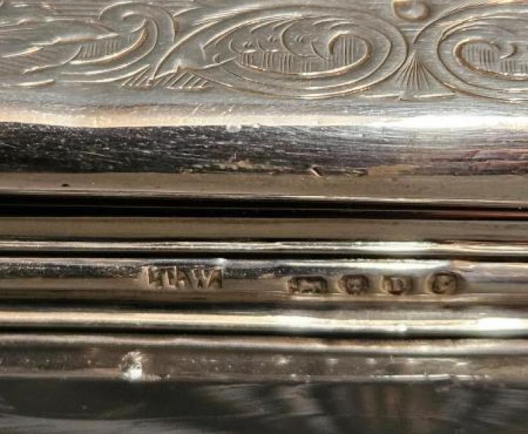 Victorian Silver Travelling Inkwell - Image 5