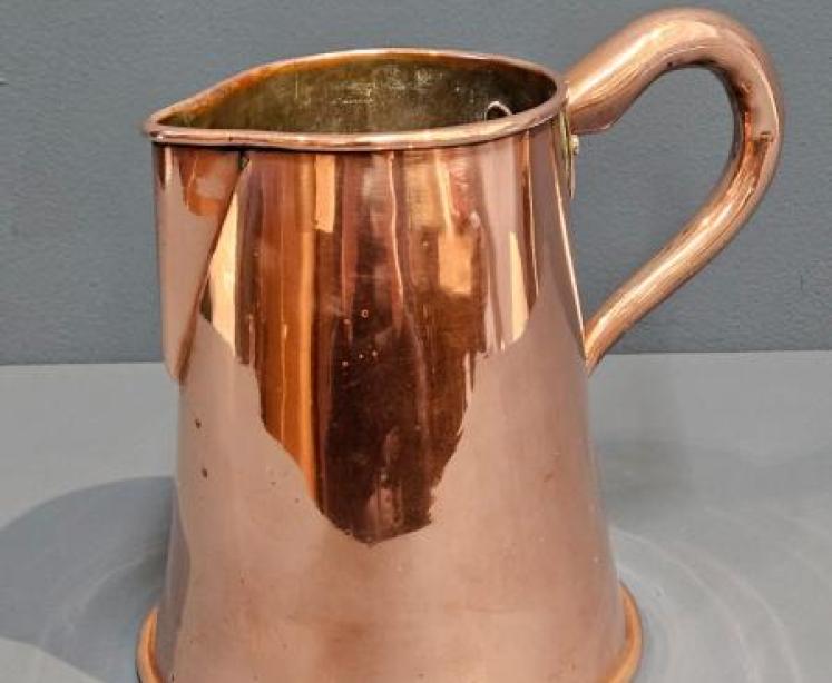 George III Copper Ale Jug - Image 3
