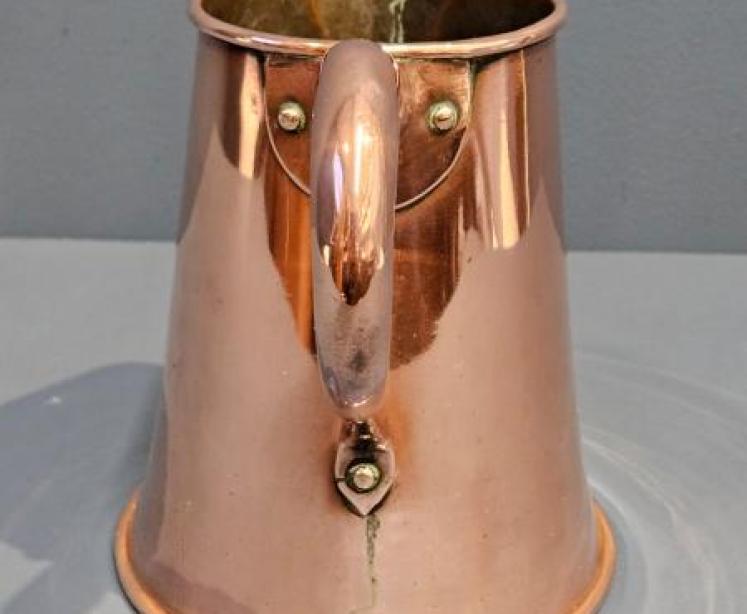 George III Copper Ale Jug - Image 4