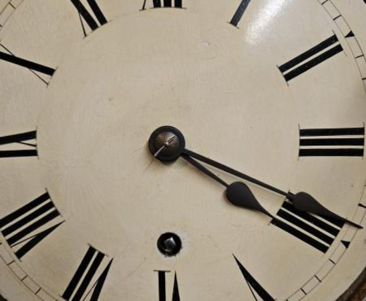 Victorian Oak 8" Dial Clock - Image 5