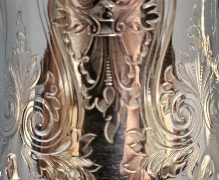 Fine Quality Early Victorian Silver Jug by Bernard - Image 3