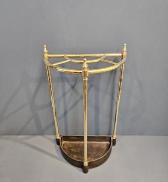 Victorian Brass and Cast Iron Stick Stand