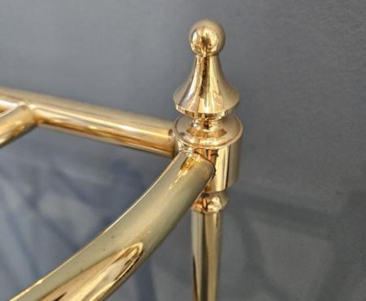 Victorian Brass and Cast Iron Stick Stand - Image 4