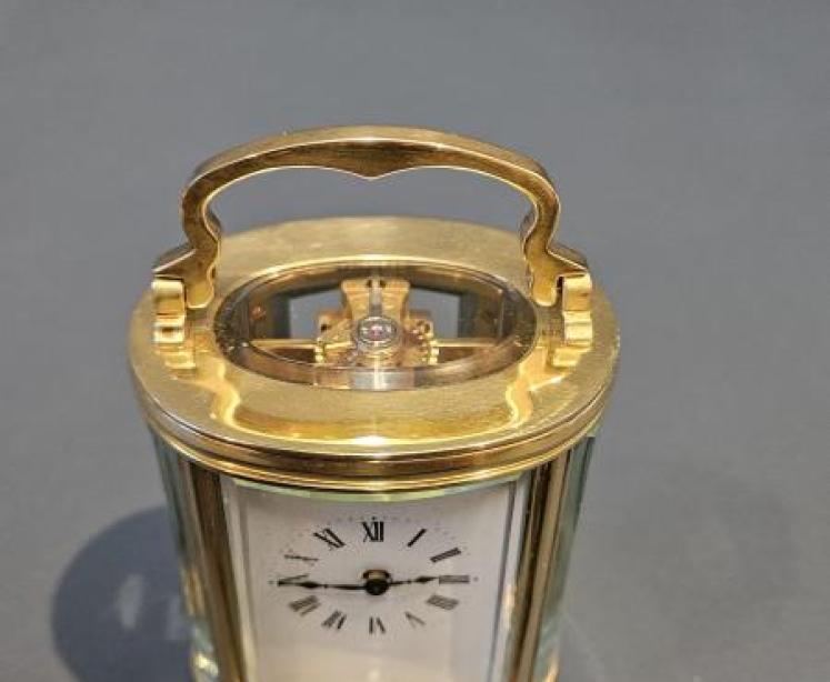 Victorian 8 Day Miniature Carriage Clock - Image 3