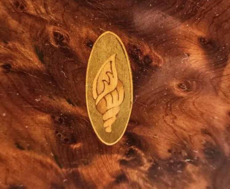 Edwardian Burr Yew Mantel Clock - Image 4