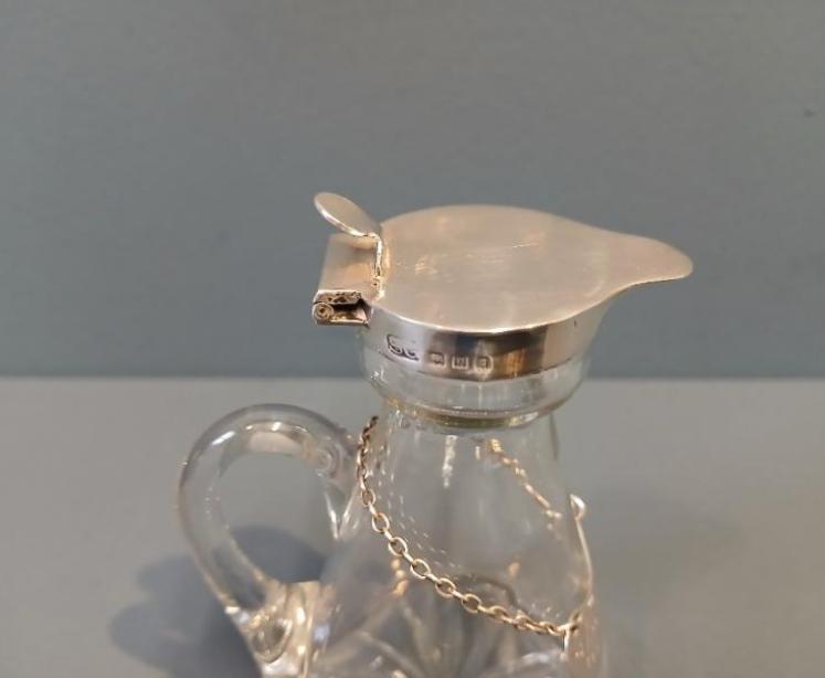 George V Silver Whisky Noggin & Label - Image 5