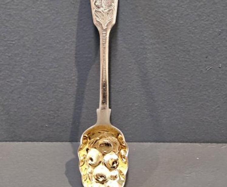 William IV Silver Berry Spoon - Image 1