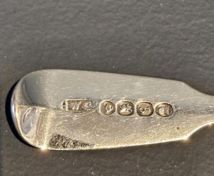 William IV Silver Berry Spoon - Image 6