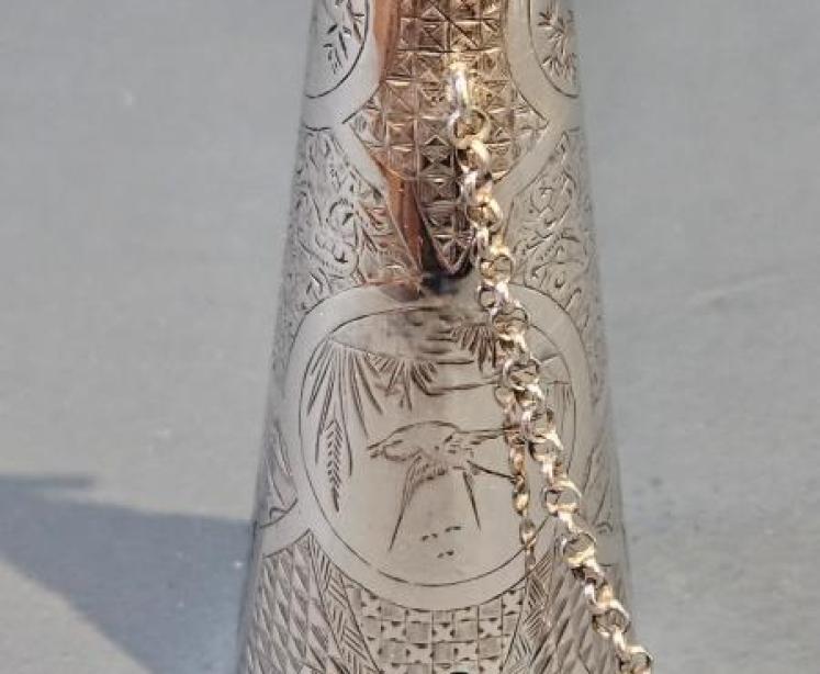 Victorian Silver Posy Holder - Image 3