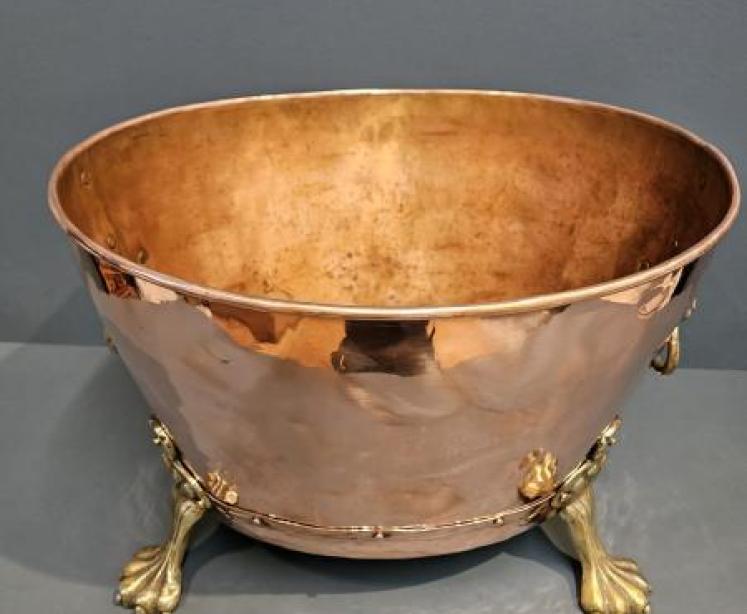 Edwardian Copper Log Bin - Image 3