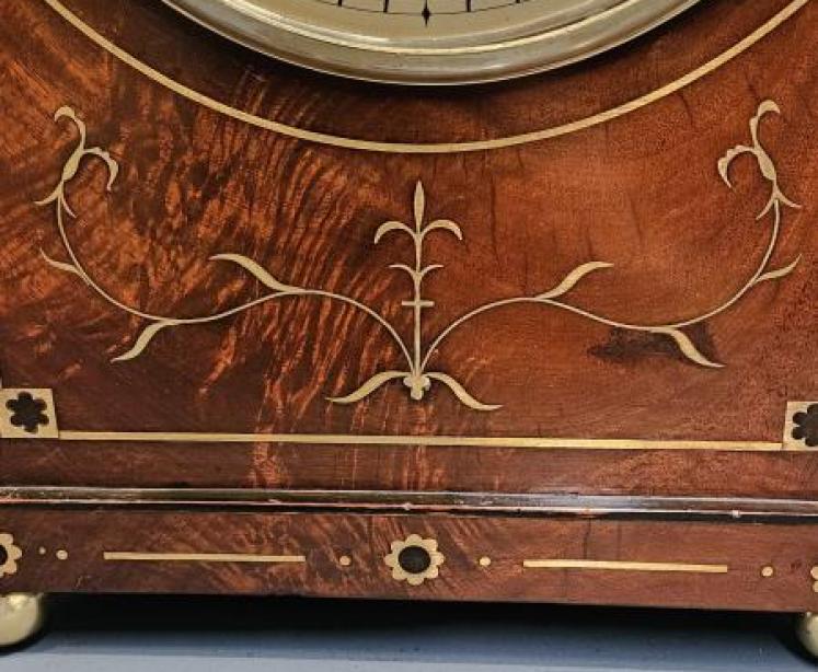 Regency Mahogany Double Fusee Bracket Clock - Image 3