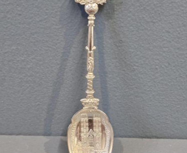 Edwardian VII Silver Coronation Spoon - Image 1