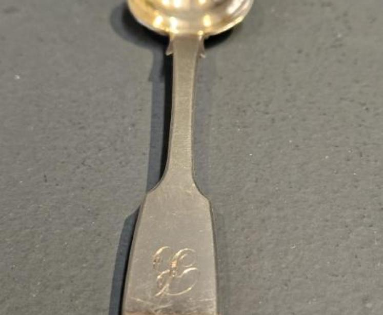Early Victorian Condiment Spoon - Image 2