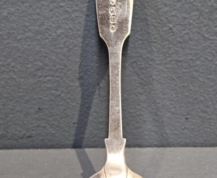 Early Victorian Condiment Spoon - Image 5